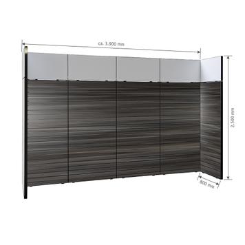 „Style-Black” FlexiSlot® kiállítási stand