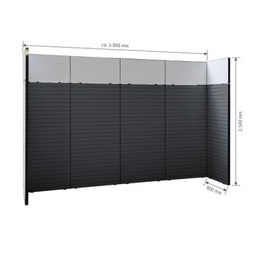 „Style-Black” FlexiSlot® kiállítási stand