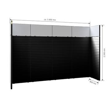 „Style-Black” FlexiSlot® kiállítási stand